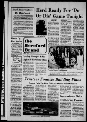The Hereford Brand (Hereford, Tex.), Vol. 72, No. 45, Ed. 1 Thursday, November 15, 1973