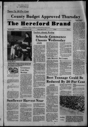 Primary view of object titled 'The Hereford Brand (Hereford, Tex.), Vol. 74, No. 66, Ed. 1 Sunday, August 17, 1975'.