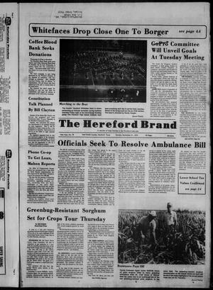 Primary view of object titled 'The Hereford Brand (Hereford, Tex.), Vol. 74, No. 76, Ed. 1 Sunday, September 21, 1975'.