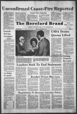 The Hereford Brand (Hereford, Tex.), Vol. 77, No. 176, Ed. 1 Sunday, March 4, 1979