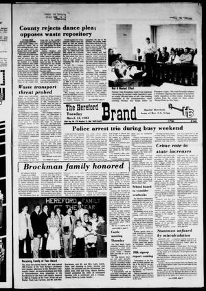 The Hereford Brand (Hereford, Tex.), Vol. 82, No. 179, Ed. 1 Tuesday, March 15, 1983