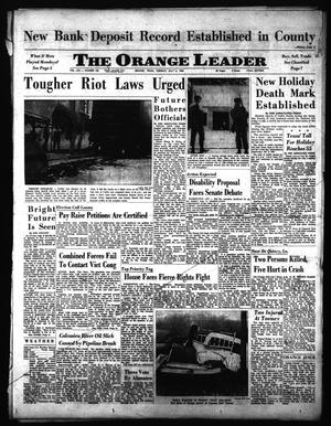Primary view of object titled 'The Orange Leader (Orange, Tex.), Vol. 62, No. 156, Ed. 1 Tuesday, July 6, 1965'.