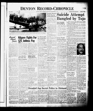 Denton Record-Chronicle (Denton, Tex.), Vol. 43, No. [24], Ed. 1 Tuesday, September 11, 1945