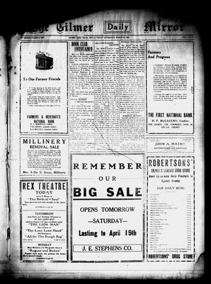 Gilmer Daily Mirror (Gilmer, Tex.), Vol. 5, No. 2, Ed. 1 Friday, March 26, 1920