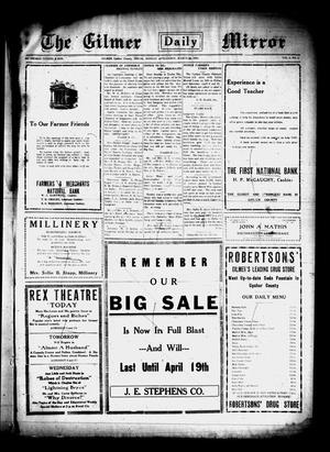 Gilmer Daily Mirror (Gilmer, Tex.), Vol. 5, No. 4, Ed. 1 Monday, March 29, 1920