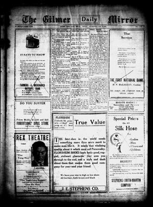Gilmer Daily Mirror (Gilmer, Tex.), Vol. 5, No. 117, Ed. 1 Friday, August 6, 1920