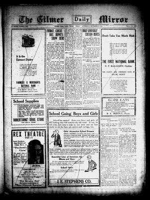 Gilmer Daily Mirror (Gilmer, Tex.), Vol. 5, No. 153, Ed. 1 Friday, September 17, 1920
