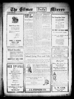 Gilmer Daily Mirror (Gilmer, Tex.), Vol. 5, No. 160, Ed. 1 Saturday, September 25, 1920