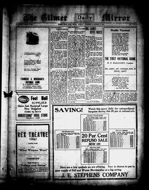 Gilmer Daily Mirror (Gilmer, Tex.), Vol. 5, No. [173], Ed. 1 Monday, October 11, 1920