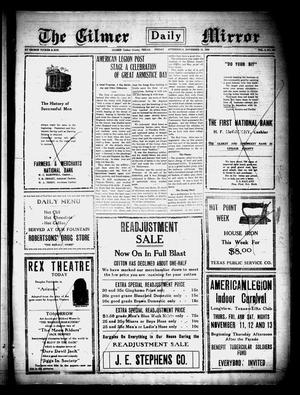 Gilmer Daily Mirror (Gilmer, Tex.), Vol. 5, No. 201, Ed. 1 Friday, November 12, 1920