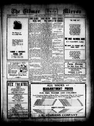 Gilmer Daily Mirror (Gilmer, Tex.), Vol. 5, No. 208, Ed. 1 Saturday, November 20, 1920