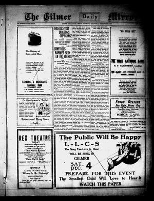 Gilmer Daily Mirror (Gilmer, Tex.), Vol. 5, No. [214], Ed. 1 Saturday, November 27, 1920