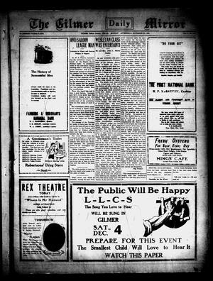 Gilmer Daily Mirror (Gilmer, Tex.), Vol. 5, No. 215, Ed. 1 Monday, November 29, 1920
