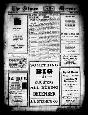 Gilmer Daily Mirror (Gilmer, Tex.), Vol. 5, No. 217, Ed. 1 Wednesday, December 1, 1920
