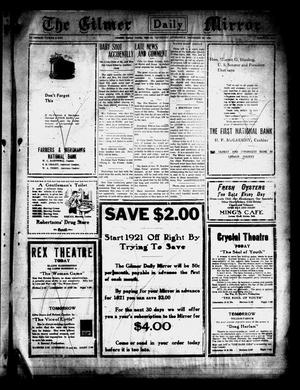 Gilmer Daily Mirror (Gilmer, Tex.), Vol. 5, No. 240, Ed. 1 Thursday, December 30, 1920
