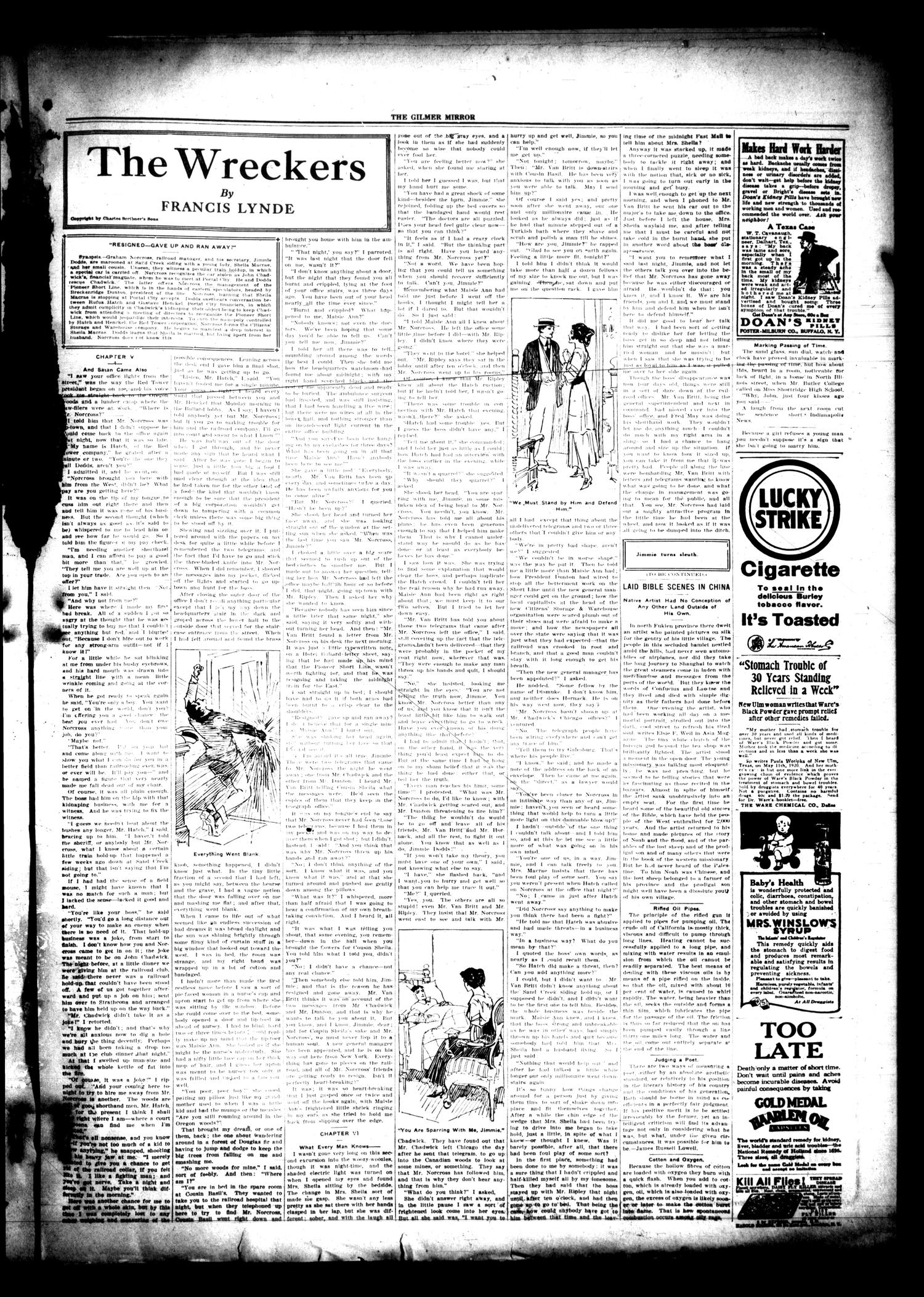 The Gilmer Weekly Mirror (Gilmer, Tex.), Vol. 45, No. 45, Ed. 1 Thursday, May 5, 1921
                                                
                                                    [Sequence #]: 3 of 10
                                                