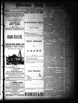Primary view of object titled 'Sherman Daily Register (Sherman, Tex.), Vol. 2, No. 139, Ed. 1 Thursday, May 5, 1887'.