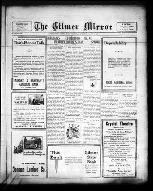 Primary view of object titled 'The Gilmer Mirror (Gilmer, Tex.), Vol. 9, No. 130, Ed. 1 Wednesday, August 13, 1924'.