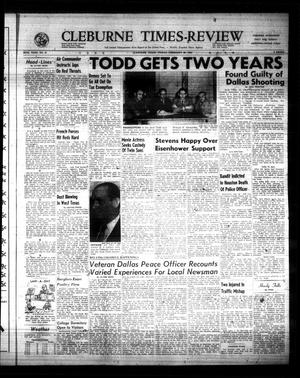 Cleburne Times-Review (Cleburne, Tex.), Vol. 49, No. 91, Ed. 1 Friday, February 26, 1954