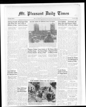 Mt. Pleasant Daily Times (Mount Pleasant, Tex.), Vol. 26, No. 266, Ed. 1 Friday, January 26, 1945