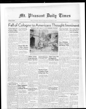 Mt. Pleasant Daily Times (Mount Pleasant, Tex.), Vol. 26, No. 299, Ed. 1 Tuesday, March 6, 1945
