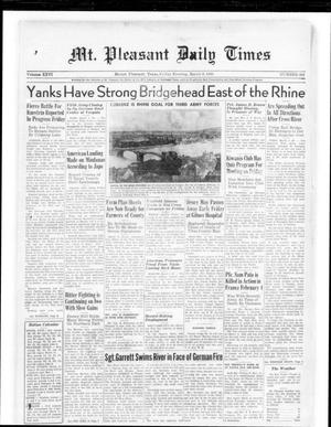 Mt. Pleasant Daily Times (Mount Pleasant, Tex.), Vol. 26, No. 302, Ed. 1 Friday, March 9, 1945