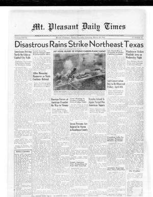 Mt. Pleasant Daily Times (Mount Pleasant, Tex.), Vol. 27, No. 13, Ed. 1 Thursday, March 29, 1945