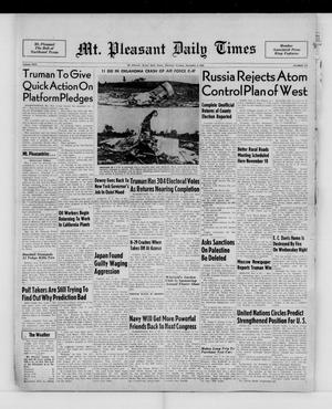 Mt. Pleasant Daily Times (Mount Pleasant, Tex.), Vol. 30, No. 159, Ed. 1 Thursday, November 4, 1948