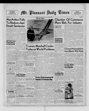 Mt. Pleasant Daily Times (Mount Pleasant, Tex.), Vol. 30, No. 172, Ed. 1 Wednesday, November 24, 1948