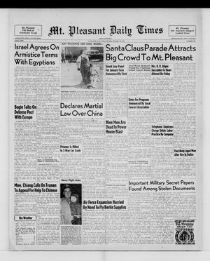 Mt. Pleasant Daily Times (Mount Pleasant, Tex.), Vol. 30, No. 183, Ed. 1 Friday, December 10, 1948