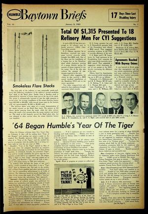 Baytown Briefs (Baytown, Tex.), Vol. 13, No. 01, Ed. 1 Friday, January 8, 1965