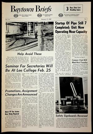 Baytown Briefs (Baytown, Tex.), Vol. 15, No. 07, Ed. 1 Friday, February 17, 1967