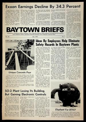 Baytown Briefs (Baytown, Tex.), Vol. 23, No. 07, Ed. 1, July 1975