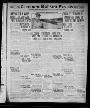 Primary view of object titled 'Cleburne Morning Review (Cleburne, Tex.), Ed. 1 Saturday, March 12, 1921'.