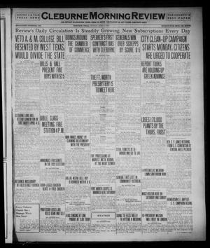 Cleburne Morning Review (Cleburne, Tex.), Ed. 1 Sunday, April 3, 1921