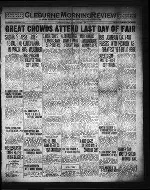 Cleburne Morning Review (Cleburne, Tex.), Ed. 1 Sunday, October 2, 1921