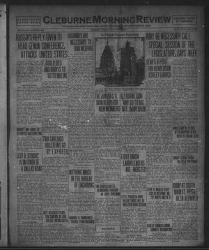 Cleburne Morning Review (Cleburne, Tex.), Ed. 1 Friday, May 12, 1922