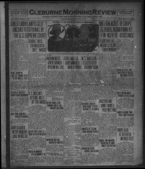 Cleburne Morning Review (Cleburne, Tex.), Ed. 1 Tuesday, May 16, 1922