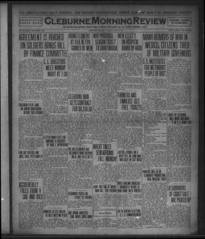 Cleburne Morning Review (Cleburne, Tex.), Ed. 1 Tuesday, May 30, 1922
