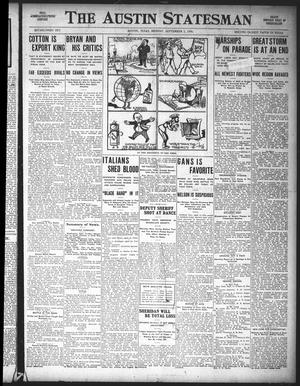 Primary view of object titled 'The Austin Statesman (Austin, Tex.), Ed. 1 Monday, September 3, 1906'.