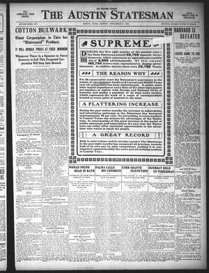 Primary view of object titled 'The Austin Statesman (Austin, Tex.), Ed. 1 Sunday, September 9, 1906'.
