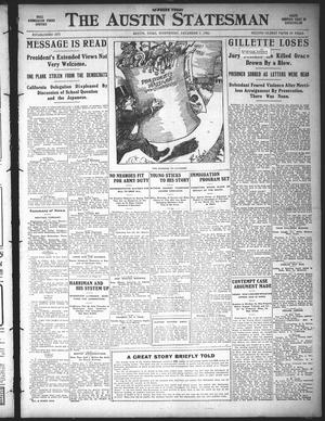 Primary view of object titled 'The Austin Statesman (Austin, Tex.), Ed. 1 Wednesday, December 5, 1906'.