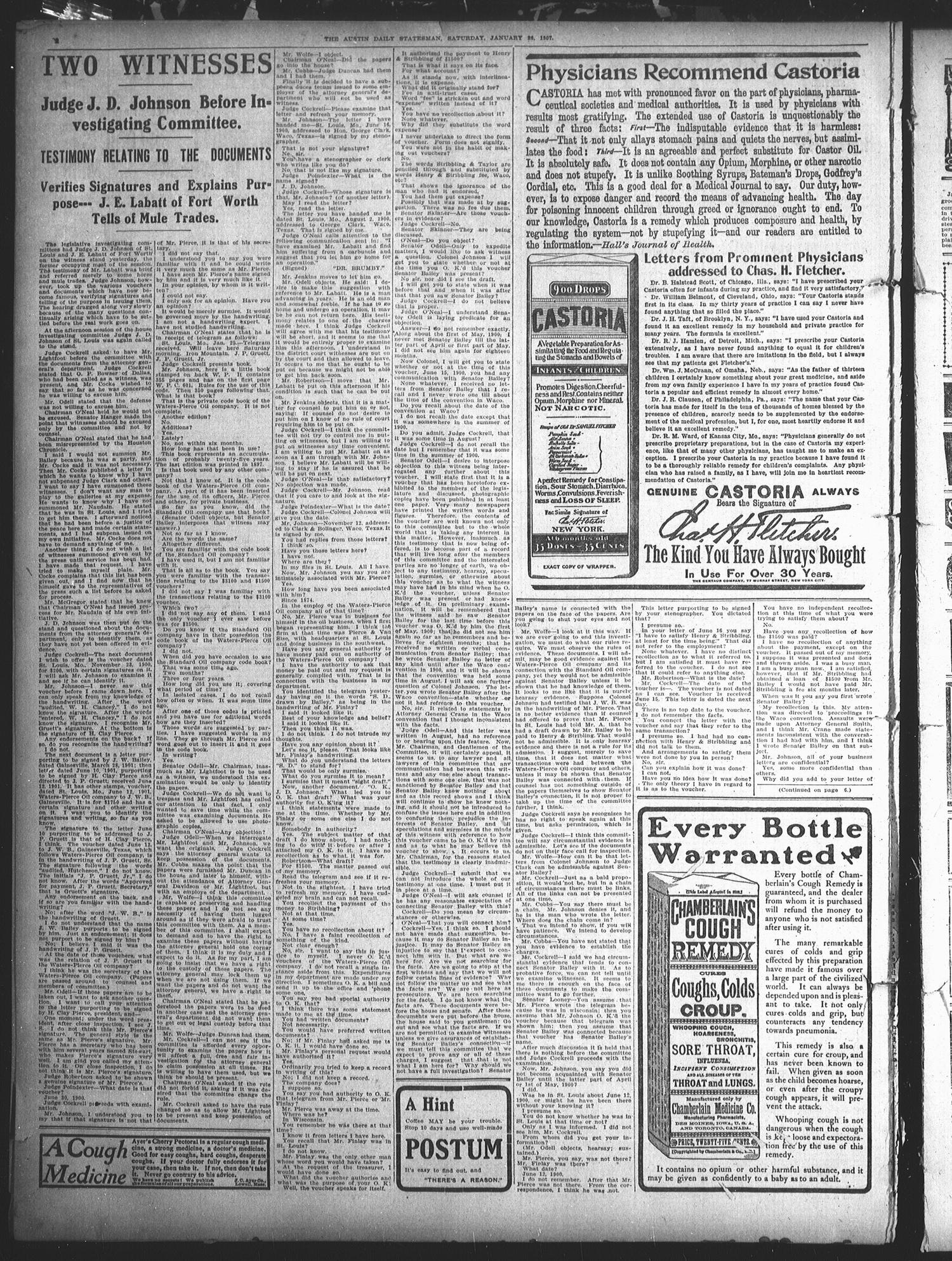 The Austin Statesman (Austin, Tex.), Ed. 1 Saturday, January 26, 1907
                                                
                                                    [Sequence #]: 2 of 12
                                                