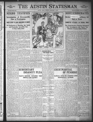 Primary view of object titled 'The Austin Statesman (Austin, Tex.), Ed. 1 Tuesday, February 5, 1907'.
