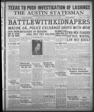 The Austin Statesman (Austin, Tex.), Vol. 52, No. 69, Ed. 1 Sunday, August 19, 1923