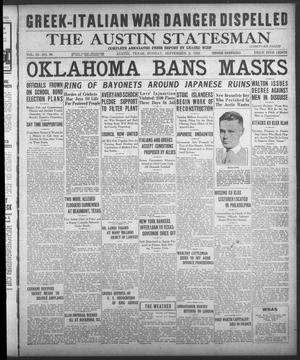 The Austin Statesman (Austin, Tex.), Vol. 52, No. 90, Ed. 1 Sunday, September 9, 1923