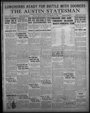 Primary view of object titled 'The Austin Statesman (Austin, Tex.), Vol. 52, No. 157, Ed. 1 Friday, November 16, 1923'.