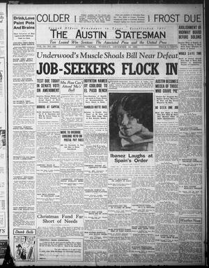 The Austin Statesman (Austin, Tex.), Vol. 54, No. 180, Ed. 1 Tuesday, December 16, 1924