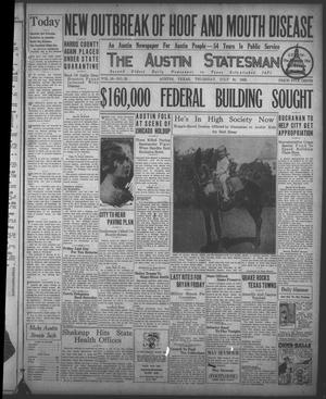 Primary view of object titled 'The Austin Statesman (Austin, Tex.), Vol. 55, No. 25, Ed. 1 Thursday, July 30, 1925'.