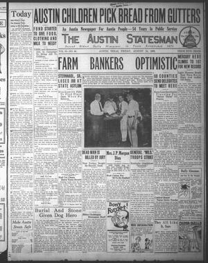 The Austin Statesman (Austin, Tex.), Vol. 55, No. 40, Ed. 1 Friday, August 14, 1925